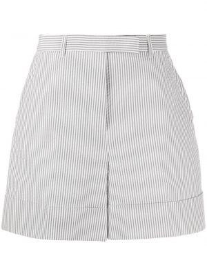Shorts taille haute Thom Browne gris