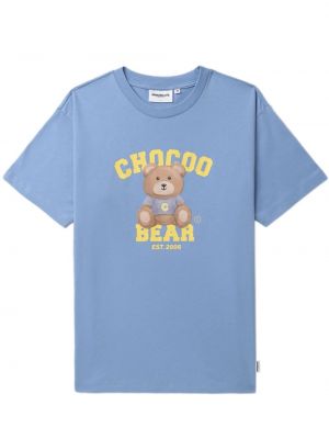 Bavlnené tričko Chocoolate modrá