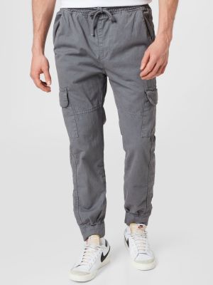 Pantaloni cu buzunare Urban Classics gri