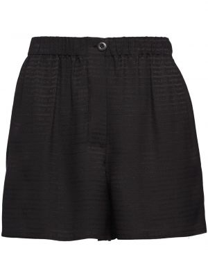 Jacquard shorts Prada schwarz
