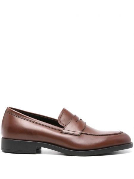 Læder loafers Fratelli Rossetti brun