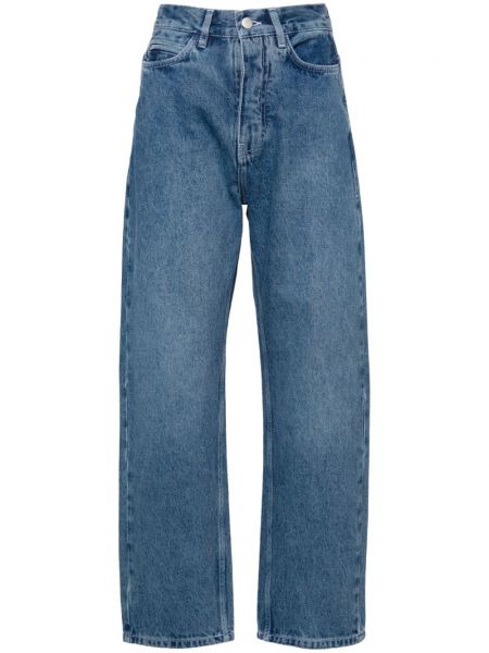 Jeans boyfriend taille haute Studio Nicholson bleu