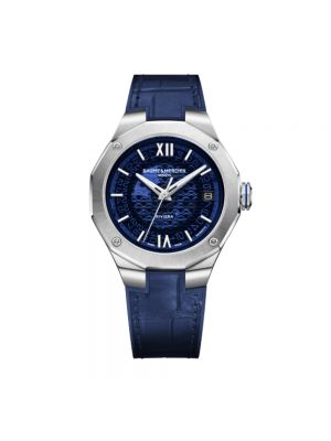 Niebieski zegarek Baume Et Mercier