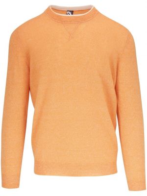 Pullover mit rundem ausschnitt Fedeli orange
