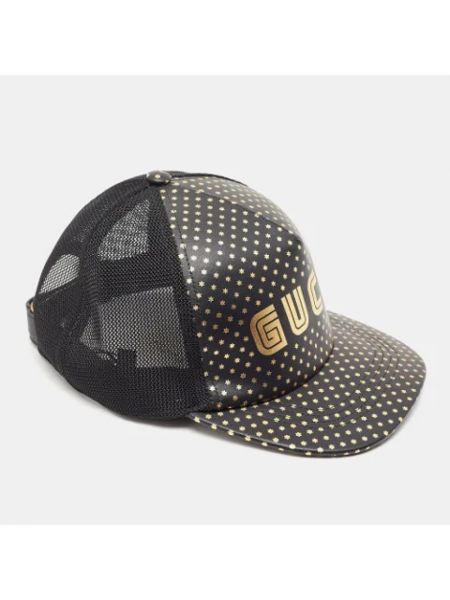 Nylonowa czapka Gucci Vintage czarna