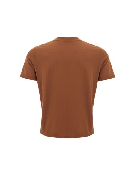 Camiseta de algodón Gran Sasso marrón