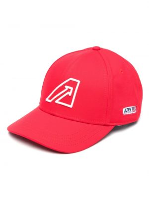 Cappello con visiera Autry rosso