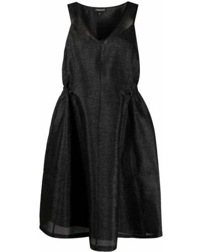 Mini vestido bootcut Emporio Armani negro
