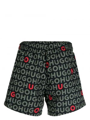 Shorts mit print Hugo grün
