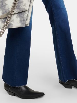 Zvonové džíny relaxed fit Frame modré
