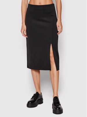 Suknja slim fit Calvin Klein crna