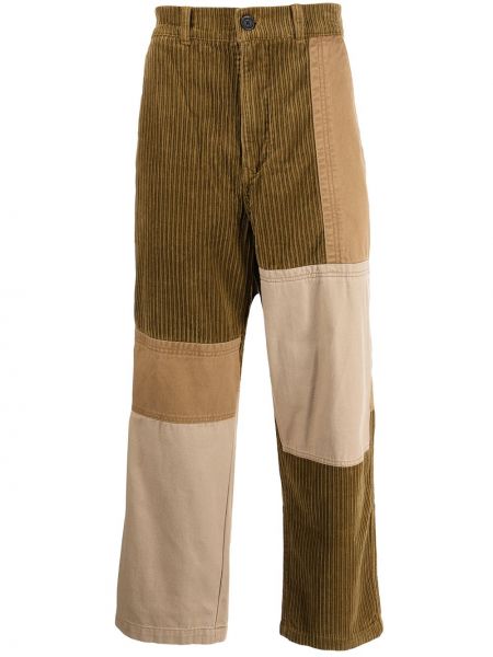 Pantalones rectos de pana Five Cm marrón