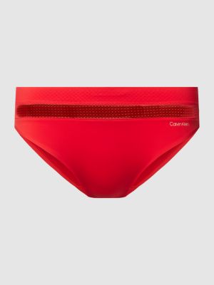 Bikini z nadrukiem Calvin Klein Underwear czerwony