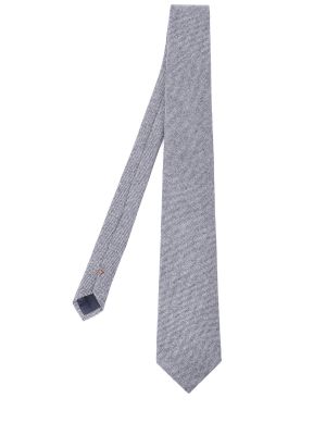 Кашемировый галстук Cesare Attolini серый