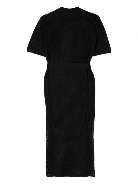 Midi šaty Brunello Cucinelli černé