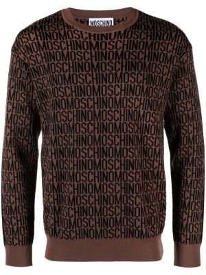 Sweter żakardowy Moschino