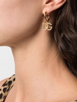 Ohrring mit kristallen Dolce & Gabbana gold