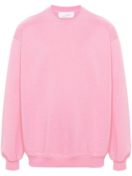 Sweatshirt mit stickerei aus baumwoll Giada Benincasa pink