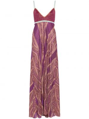 Maksi suknelė Forte_forte violetinė