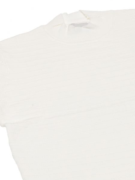 Pletené pletené vlnené šaty Risa biela