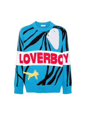 Sweter Loverboy By Charles Jeffrey niebieski