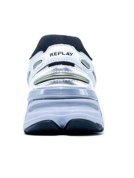 Sneakersy Replay srebrne