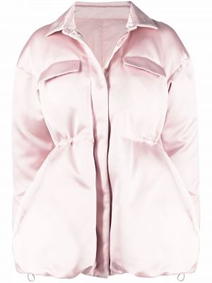 Satīna jaka Giambattista Valli rozā