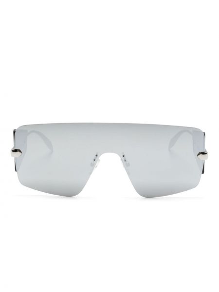 Okulary przeciwsłoneczne Alexander Mcqueen Eyewear srebrne