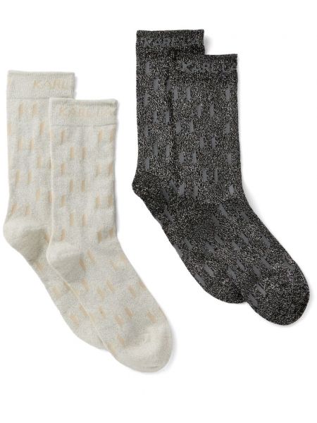 Жакардови чорапи Karl Lagerfeld
