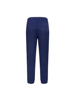 Pantalones de chándal de algodón Polo Ralph Lauren azul