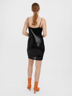 Pouzdrové šaty s flitry Vero Moda černé