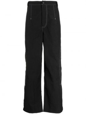 Rovné kalhoty z nylonu Off Duty černé