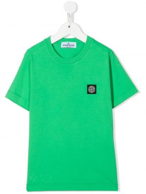 T-shirt för tjejer Stone Island Junior grön