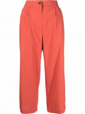 Памучни панталон Woolrich оранжево