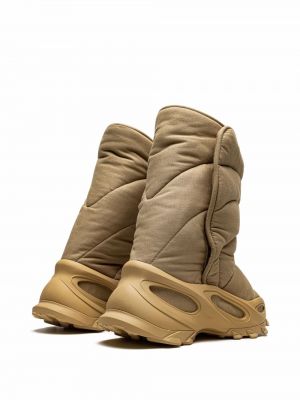 Zateplené kotníkové boty Adidas Yeezy khaki