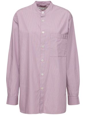 Medvilninė marškiniai Birkenstock Tekla violetinė