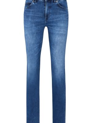 Кашемировые джинсы Hugo Boss синие