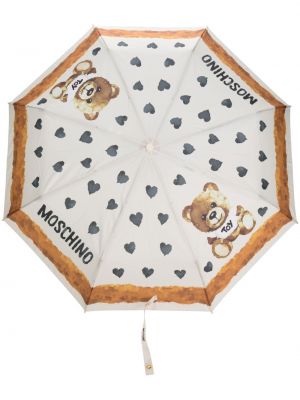 Deštník Moschino bílý