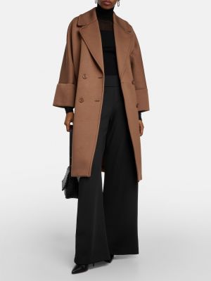 Пальто из джерси 's Max Mara коричневое