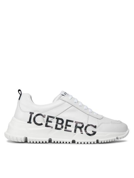 Αθλητικό sneakers Iceberg λευκό