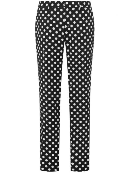 Pantalon droit à pois Moschino