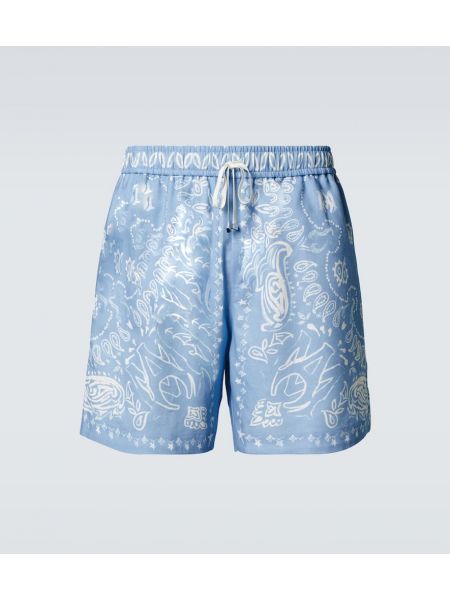 Bomull shorts Amiri blå