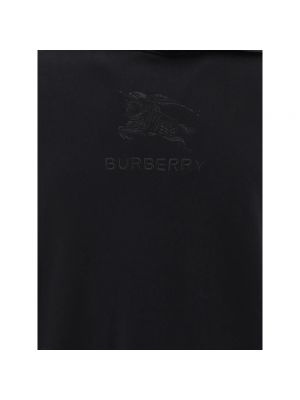 Sudadera con capucha de algodón Burberry negro