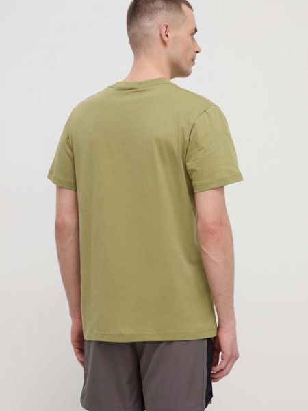 Tričko s potiskem Jack Wolfskin zelené