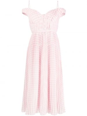 Plissert dress Self-portrait rosa