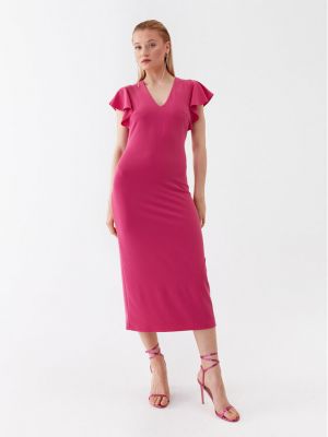 Коктейлна рокля Patrizia Pepe розово