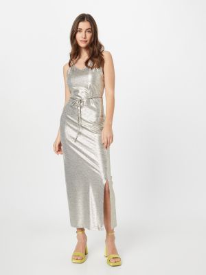 Džinsinė suknelė Calvin Klein sidabrinė