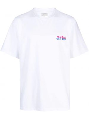 Bombažna majica s potiskom Arte