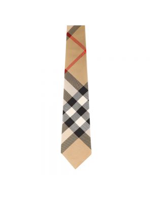 Krawat Burberry beżowy
