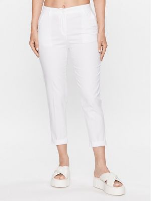 Chino панталони slim Sisley бяло